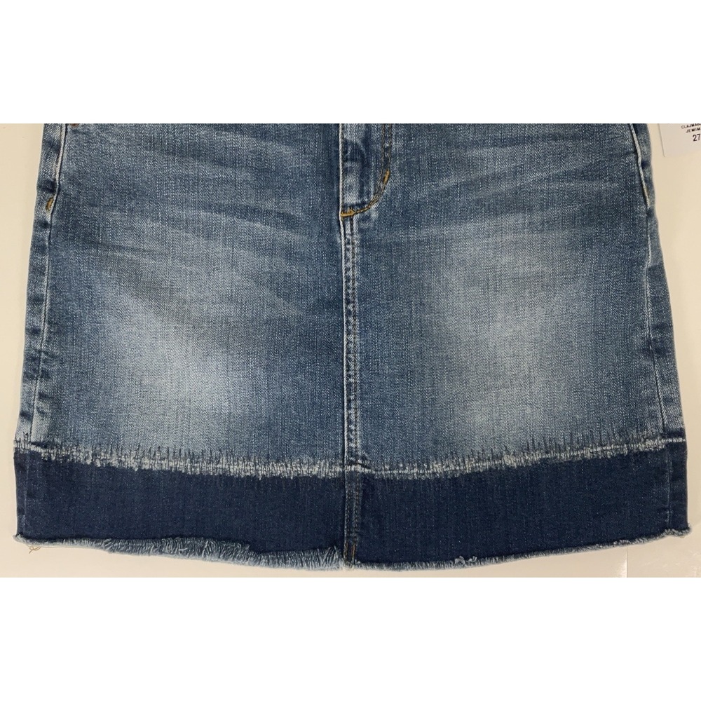 NWT Women's Joe's Jeans The Wasteland High Rise Denim Skirt Blue 27" X‎ 16" - Picture 3 of 7